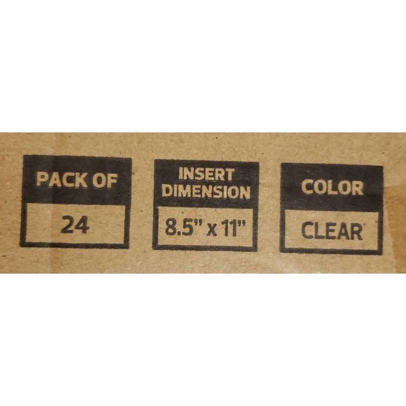 NEW Wall Mount with Adhesive Acrylic Sign Holder - 8.5in x11in - Picture 3 of 6